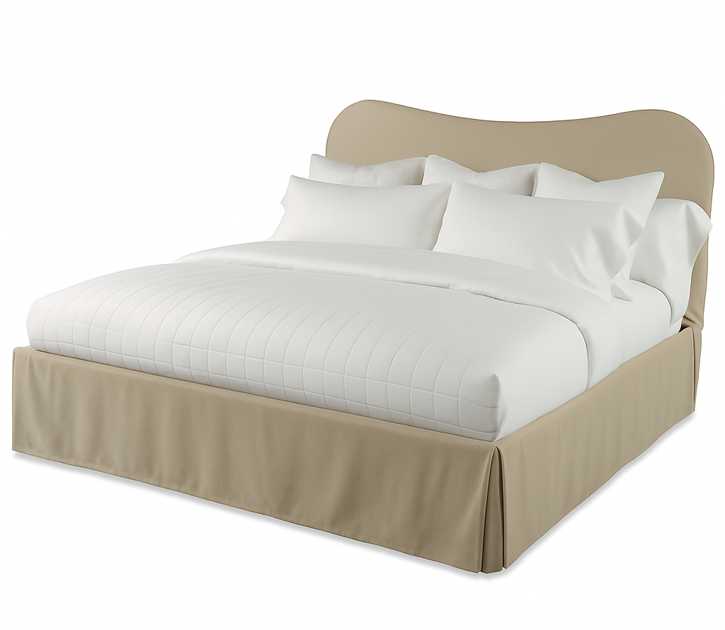Bonnie Slipcovered Bed - Multiple Headboard Heights