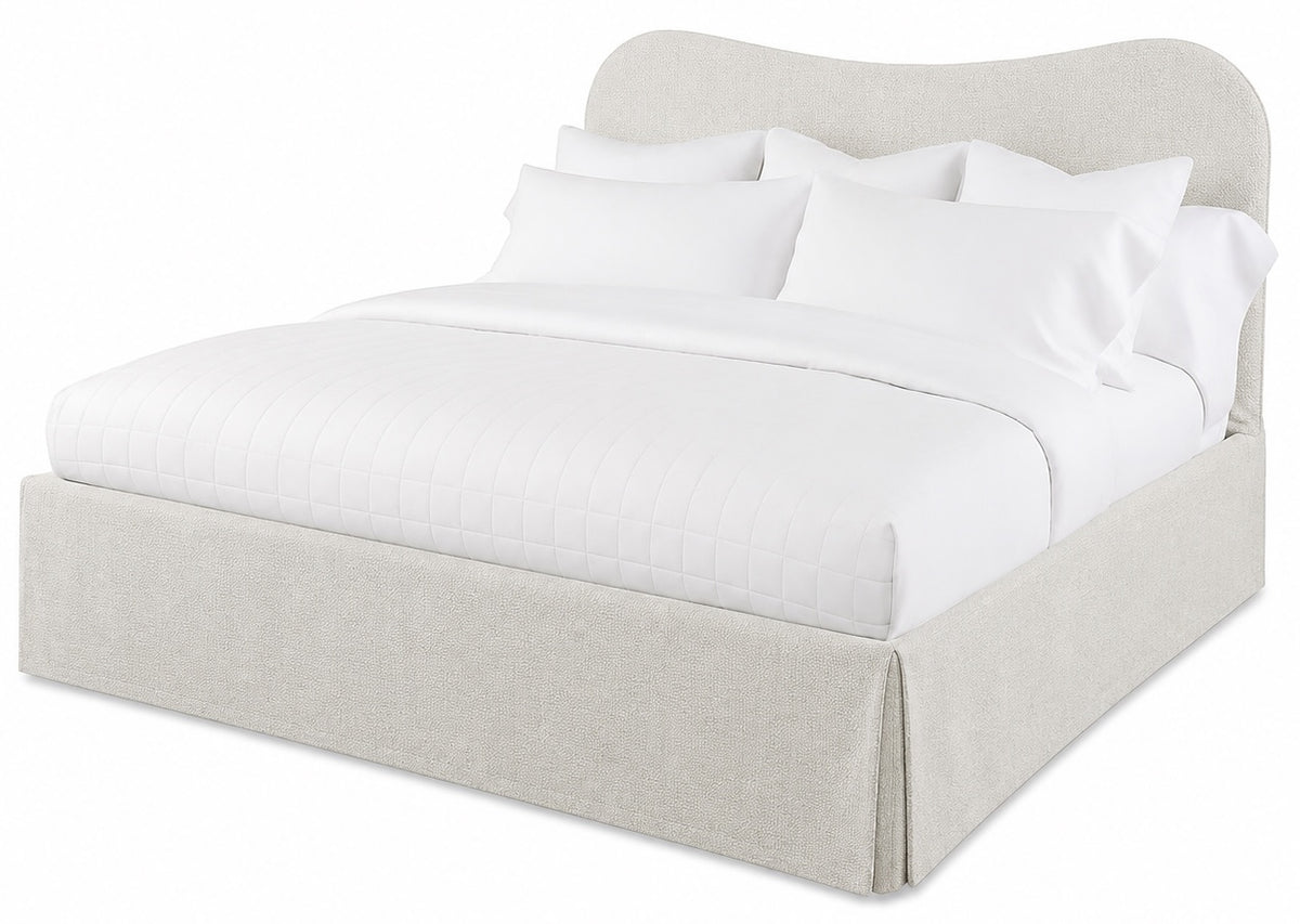 Bonnie Slipcovered Bed - Multiple Headboard Heights
