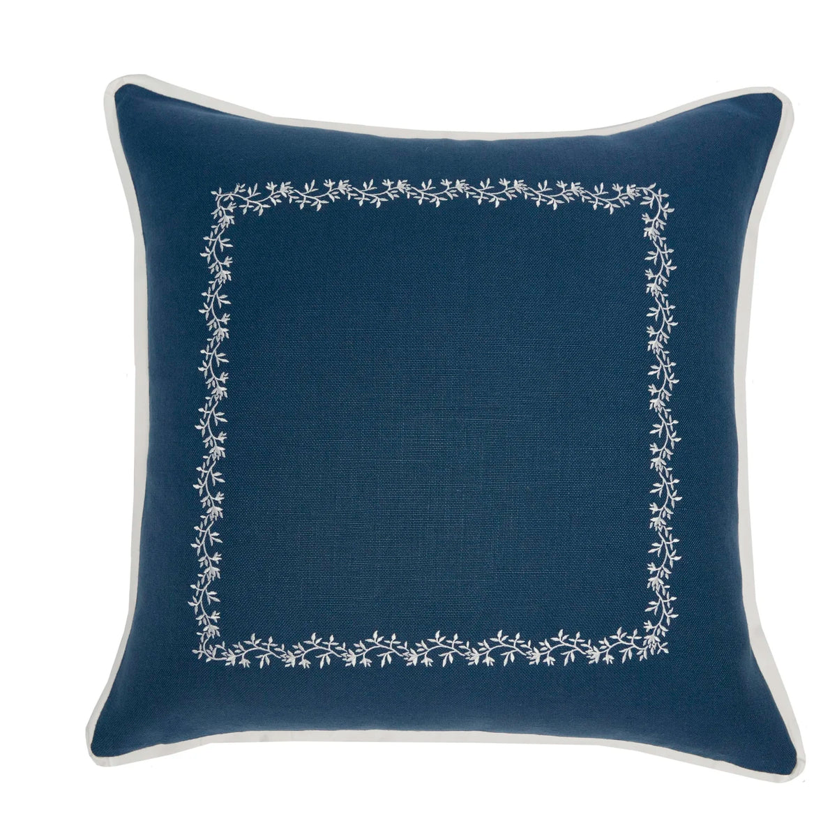 Custom Basketweave Belgium Linen Euro Shams