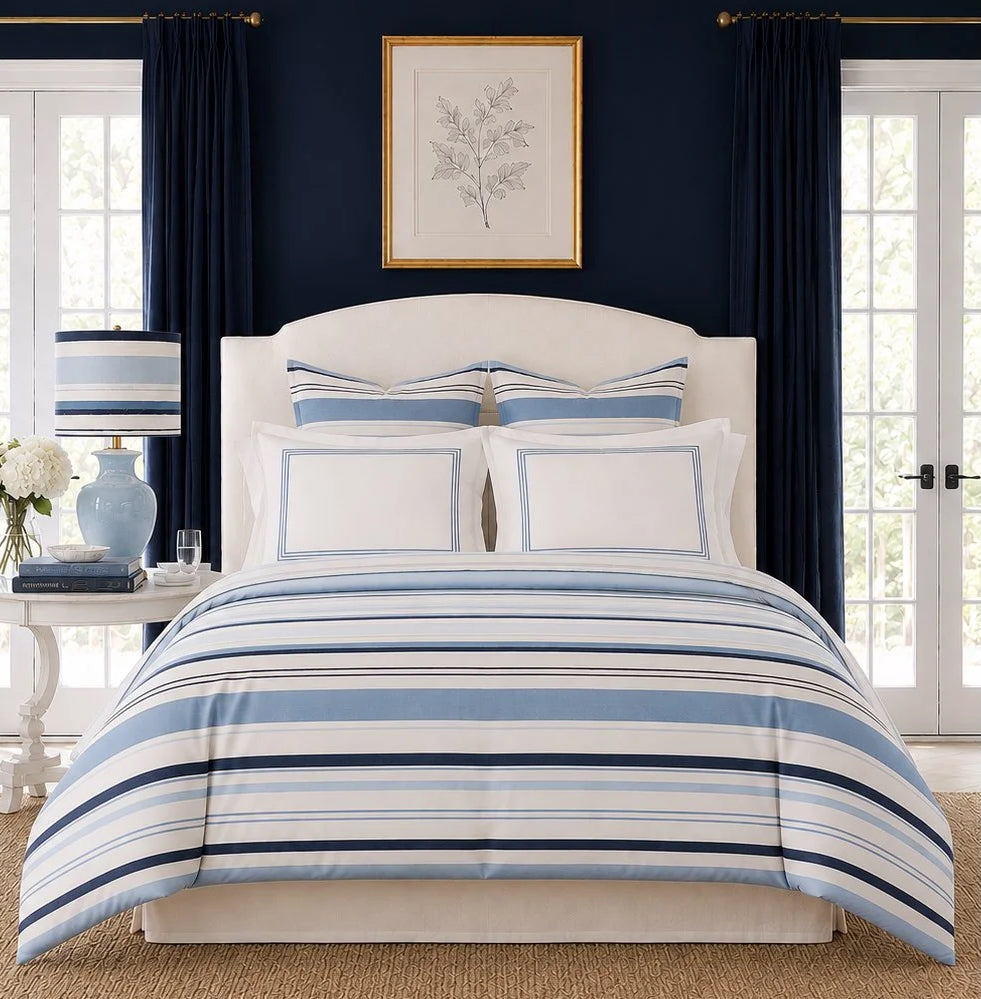 Harbor Stripe Shams and Pillows - Available in Two Colors