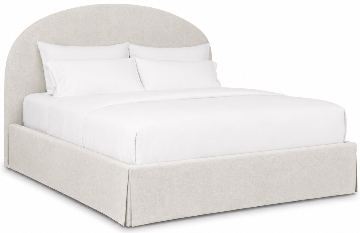 Karma Slipcovered Bed - Multiple Headboard Heights