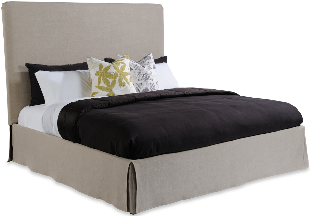 Tyler Slipcovered Bed - Multiple Headboard Heights