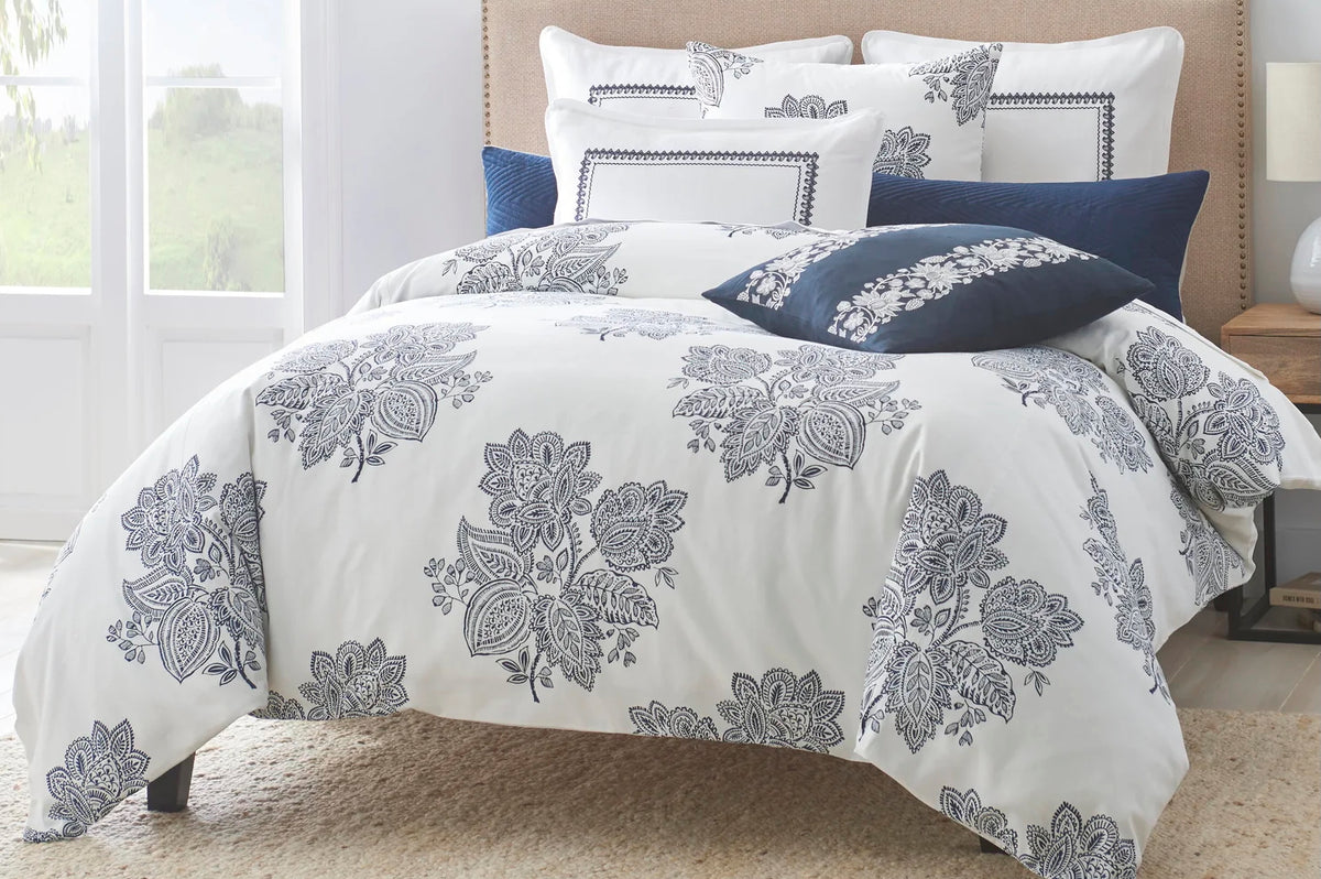 Cotton Print Duvet Cover - Available in Five Fabrics