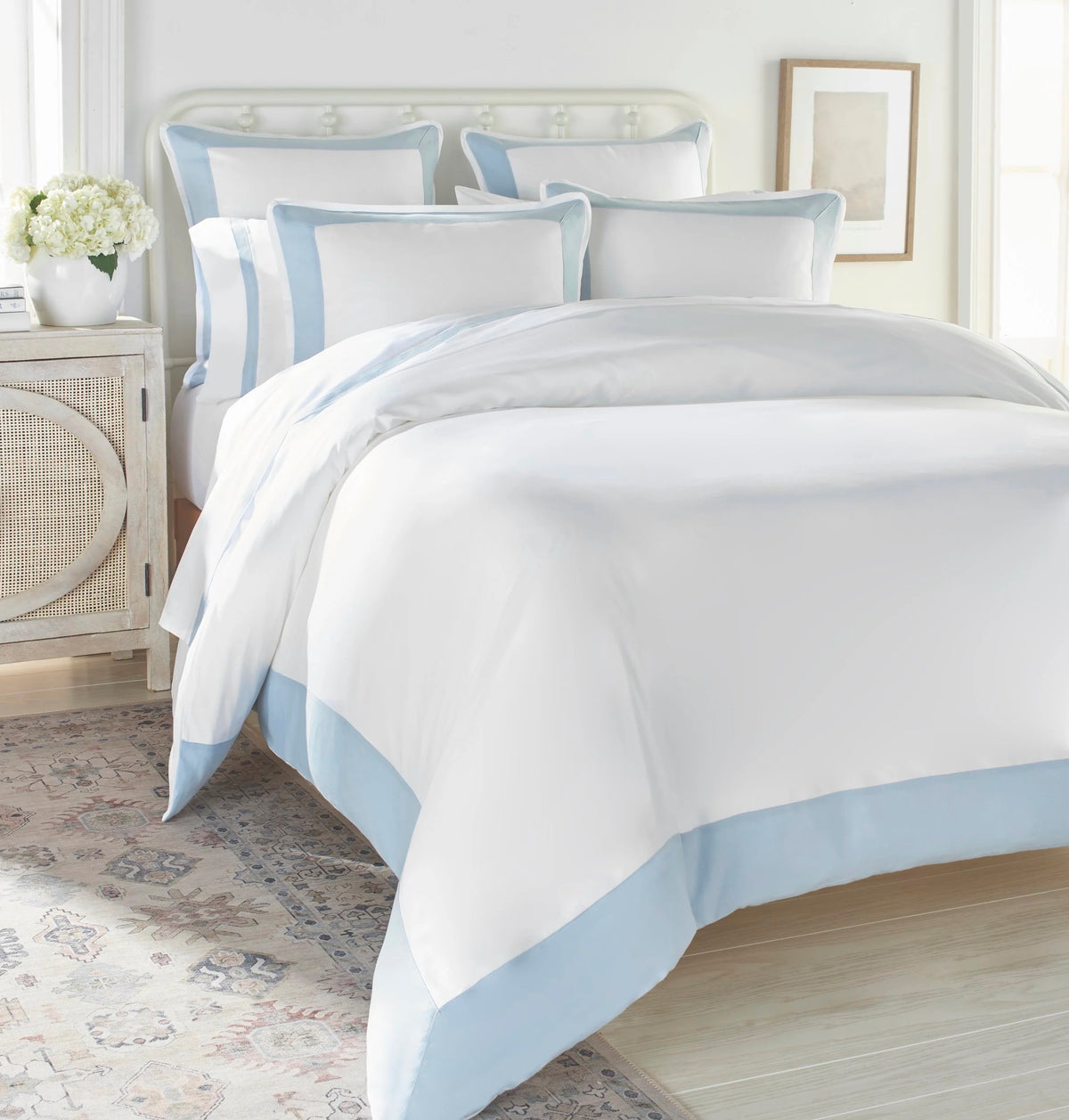 Sky Bordered Duvet Cover