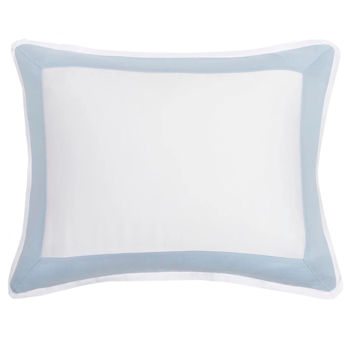 Sky Bordered Shams and Euro Pillow
