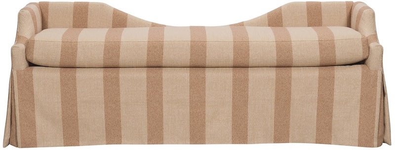 Buckhead Bench with Waterfall Skirt