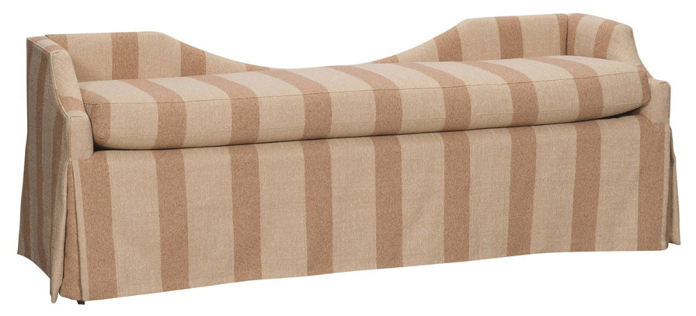 Buckhead Bench with Waterfall Skirt