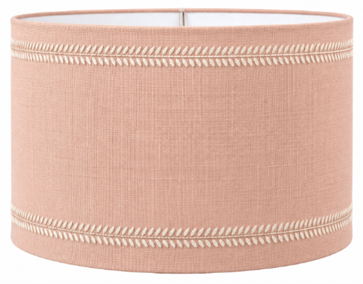 Custom Basket Weave Belgium Linen Lamp Shade