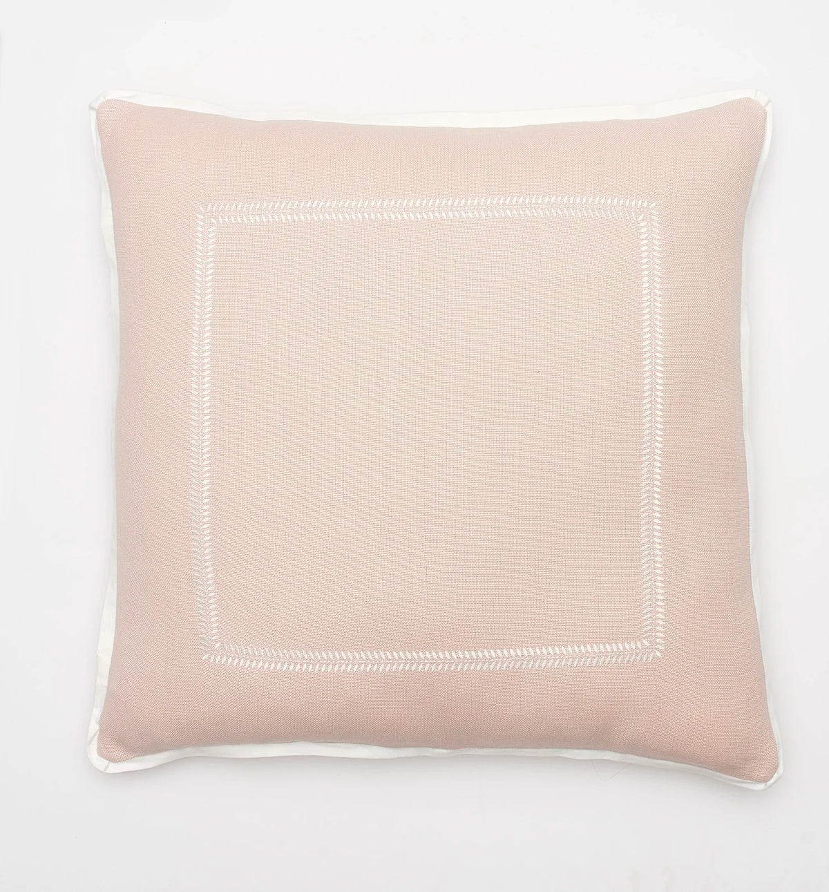 Custom Basketweave Belgium Linen Euro Shams